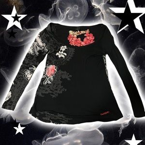 Grunge desigual long sleeve